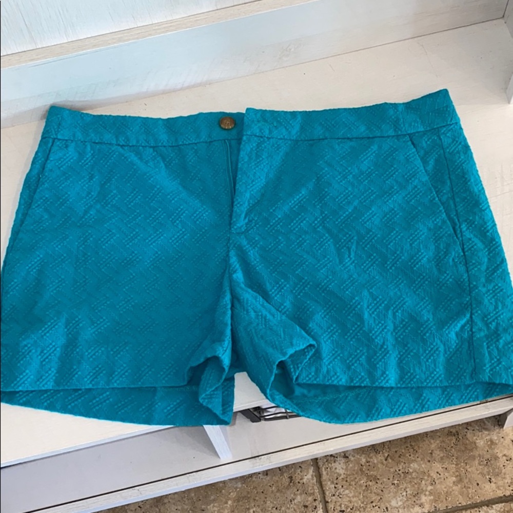 Banana Republic Hampton Fit Turquoise short